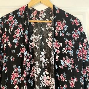 Lane Bryant Floral Shrug/Poncho